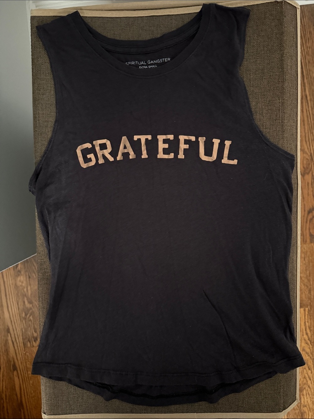 Spiritual Gangster Grateful Muscle Tank Black XS